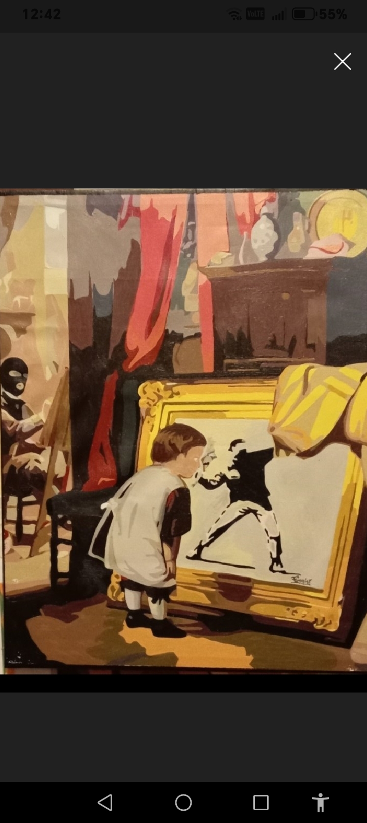 Banksy che Dipinge