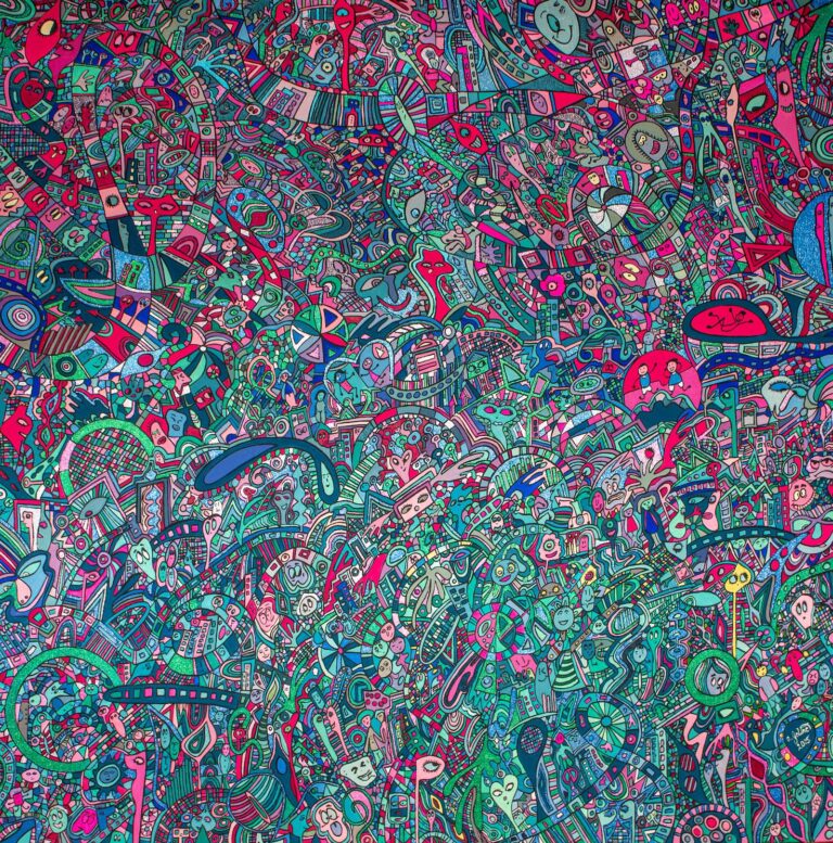 Collective in a riot of color