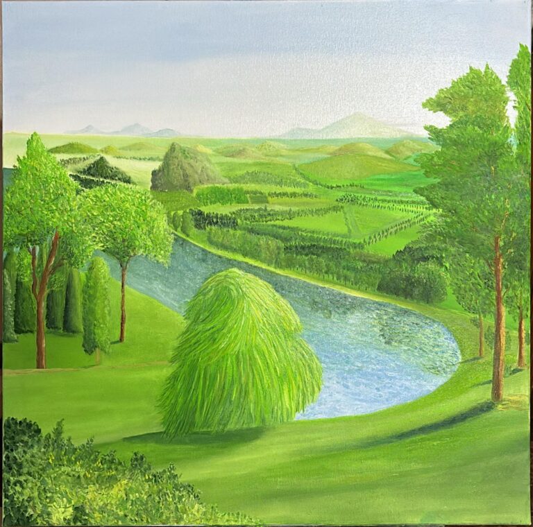 Distorto ricordo di un paesaggio toscano