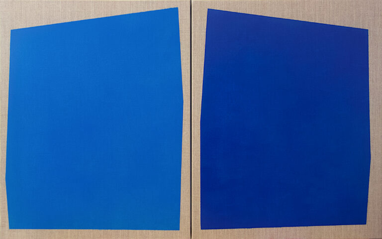 Incontro di blu (dittico)