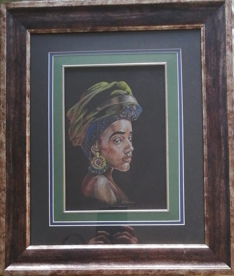 Lady with doek