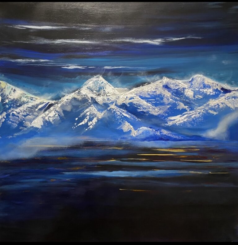 Night in the Swiss Alps