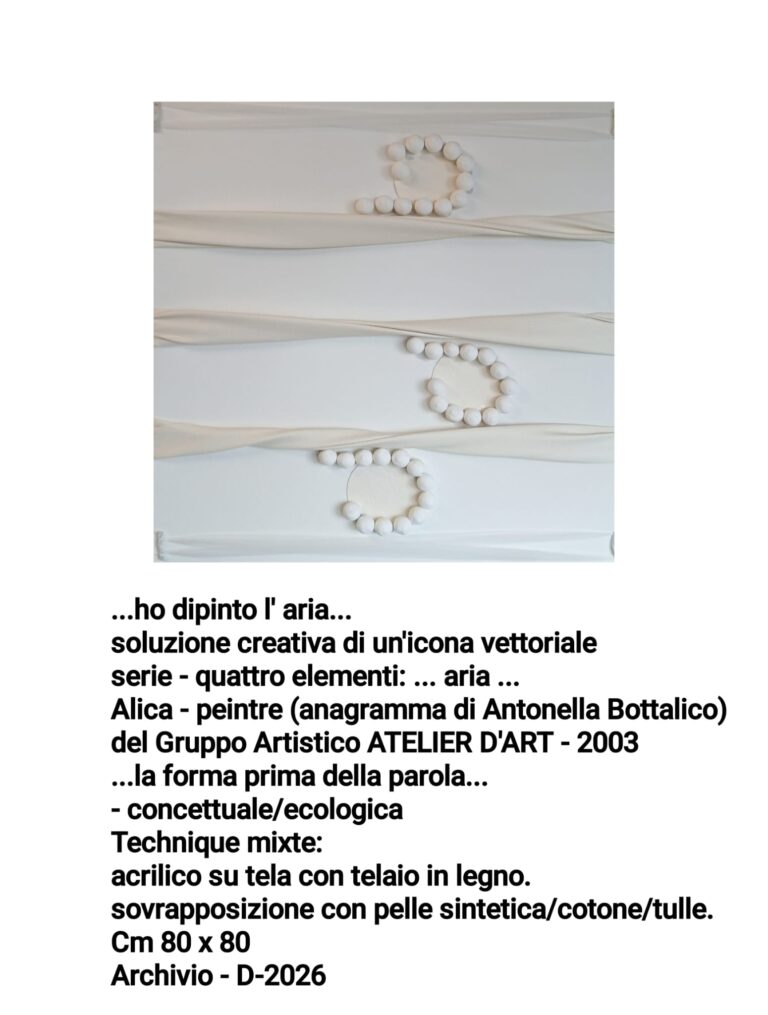 I quattro elementi – aria –